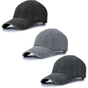 Baseball Cap Unisex Vintage Washed Distressed Cap,Retro Adjustable Dad